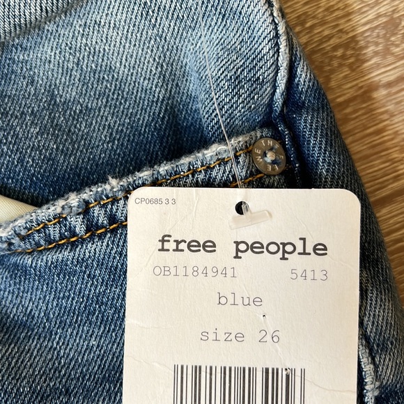 Free People Phoenix Ripped Skinny Jeans Women's Denim Size 26 - Picture 6 of 14